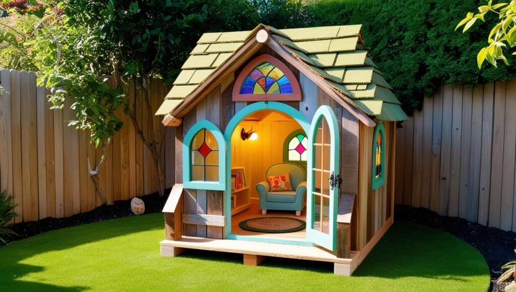 Cabane de lecture pour enfants