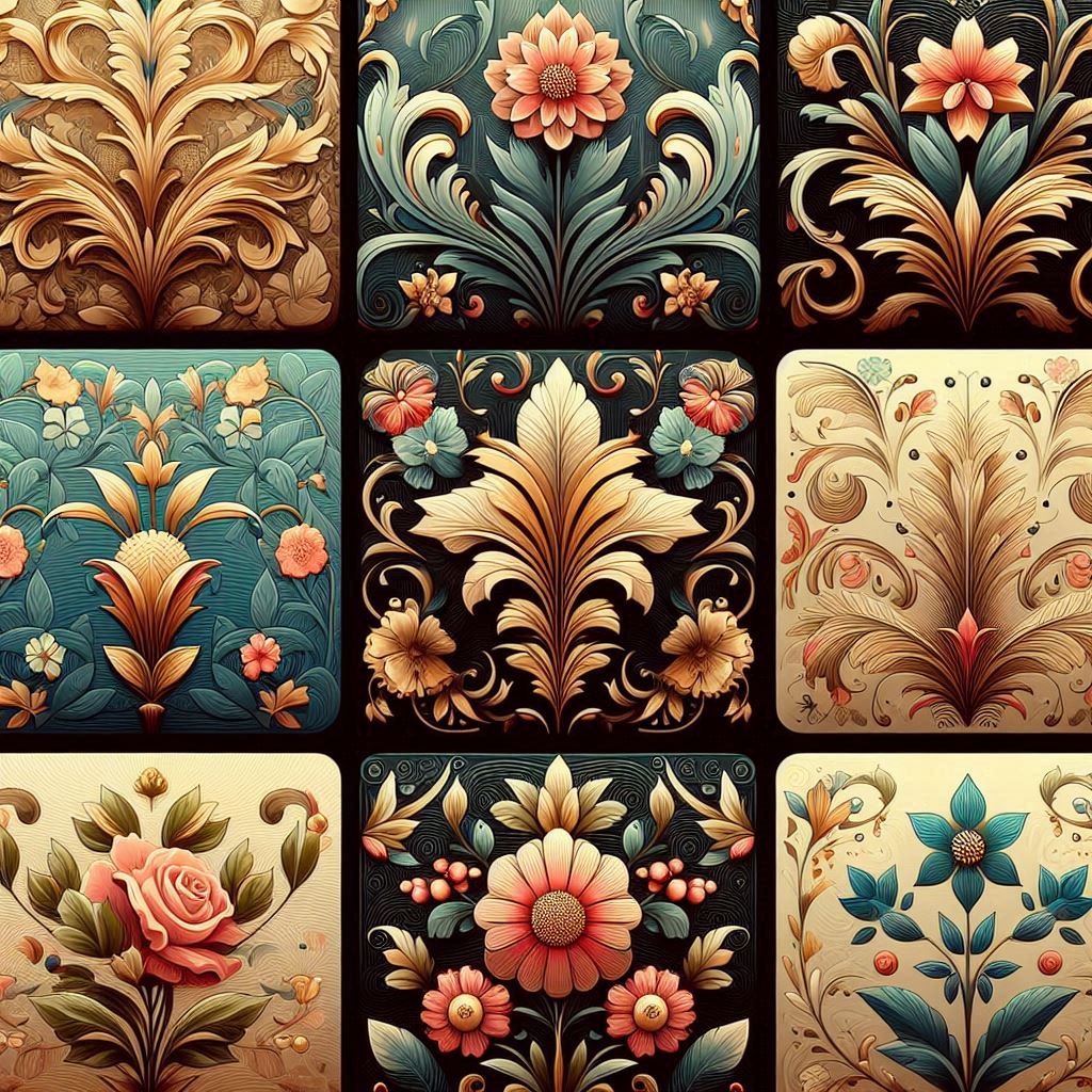 Papier peint vintage