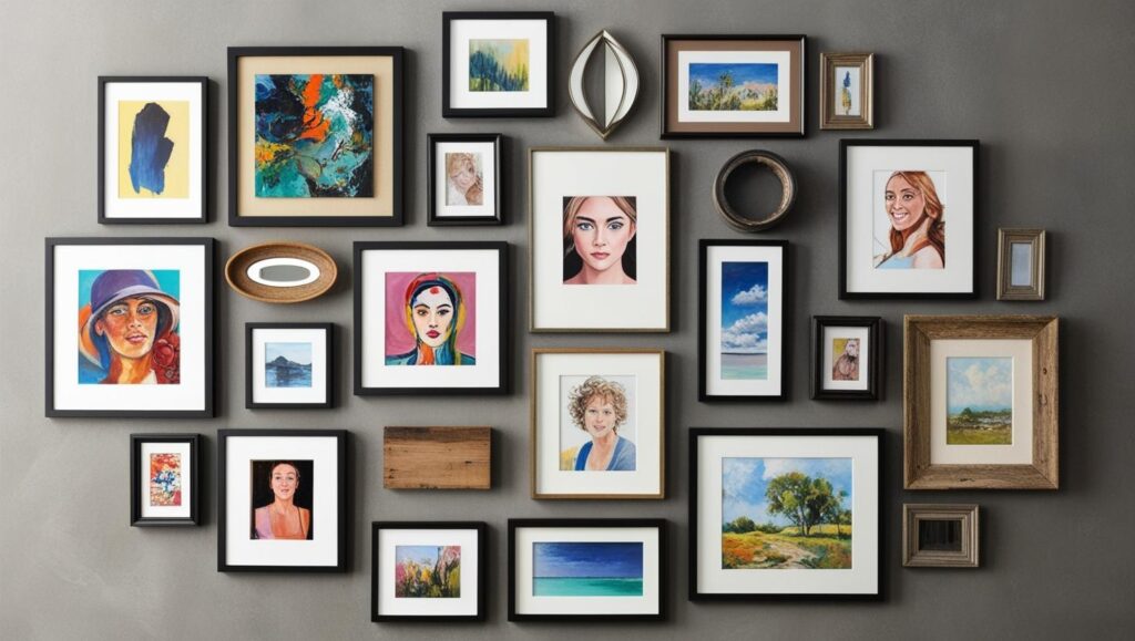 Composer un mur de cadres pour un effet design
