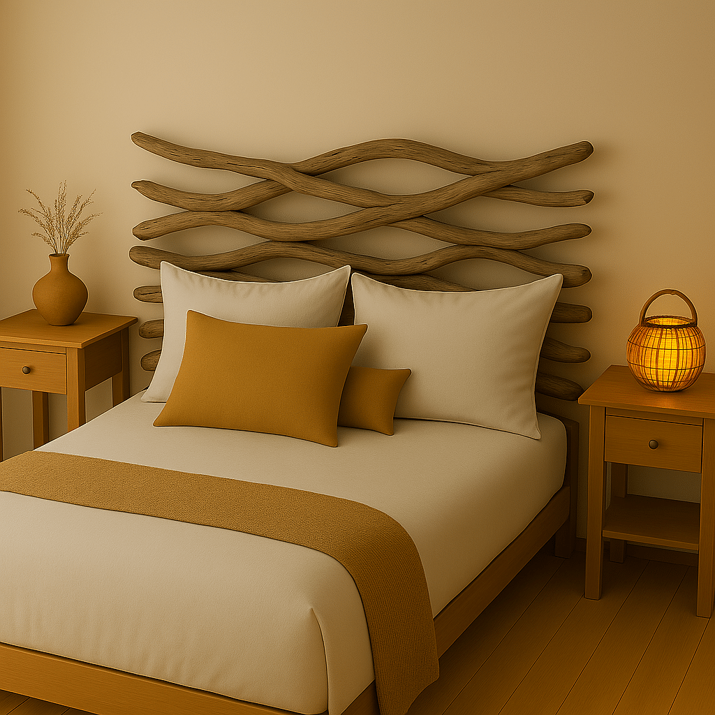 Créer une tête de lit en bois flotté
