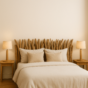 Créer une tête de lit en bois flotté